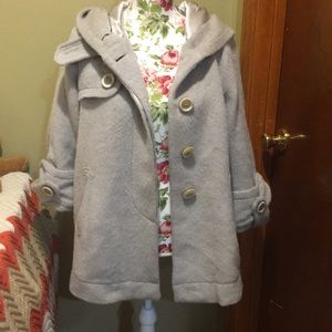 Christiane Celle gray coat - made in Italy